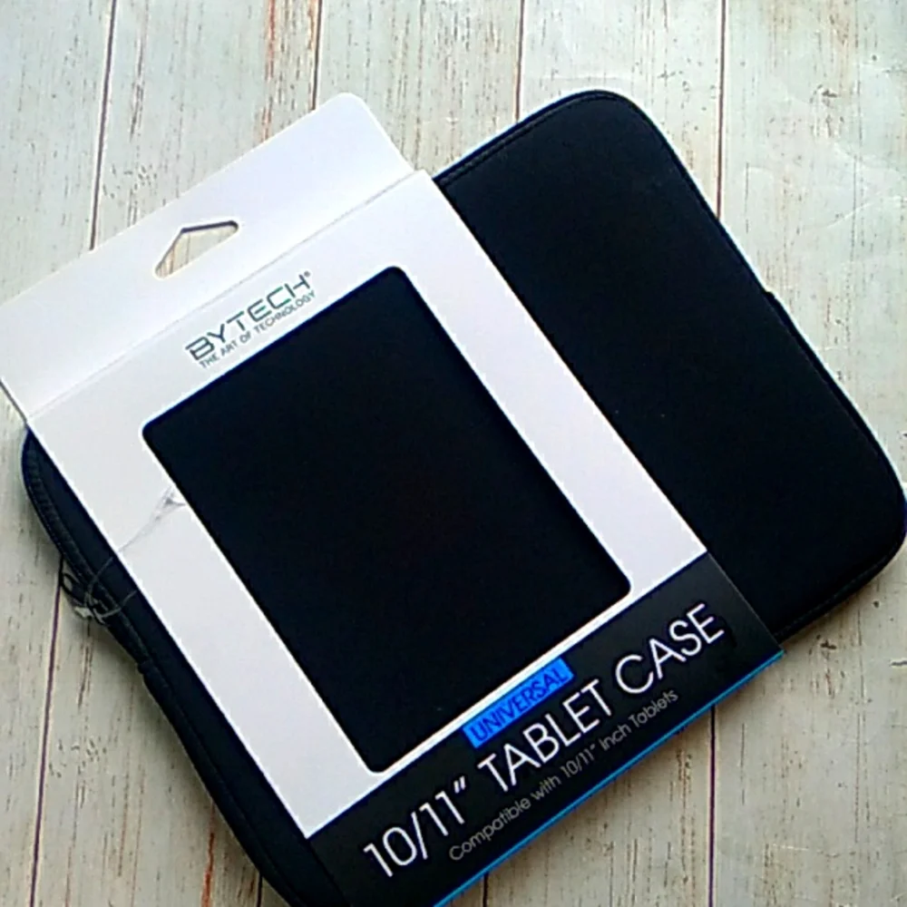 BYTECH Universal Tablet zipper Case fits 10 / 11in Tablets